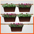 DIA Hanging Metal Pot Holders / Planters for Home / Balcony / Garden | Terra - Set of 5